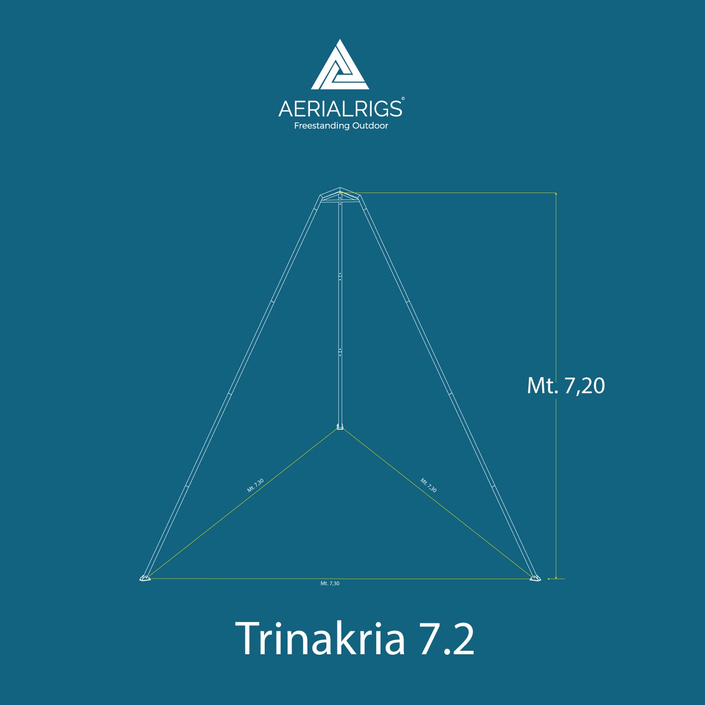 TRIPODE Trinakria 7.2 - CERTIFICATA